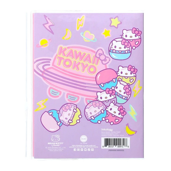 Hello Kitty Kawaii Notes and Memo Pad 120 Pouch NWT - Picture 2 of 3